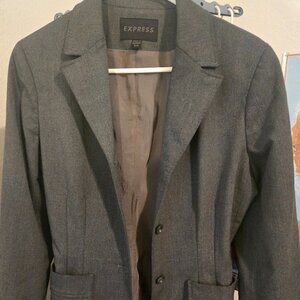 Women's Grey Express Bazer